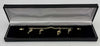 9ct 375 yellow gold curb style 6.7G DOLPHIN BRACELET 6'', Hallmarked