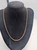 9ct Yellow Gold Belcher Chain Necklace - 10.16 Grams - 18" Long