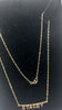 9ct Yellow Gold Thin Chain Necklace With "STACEY" - 16" Long - 0.66 Grams