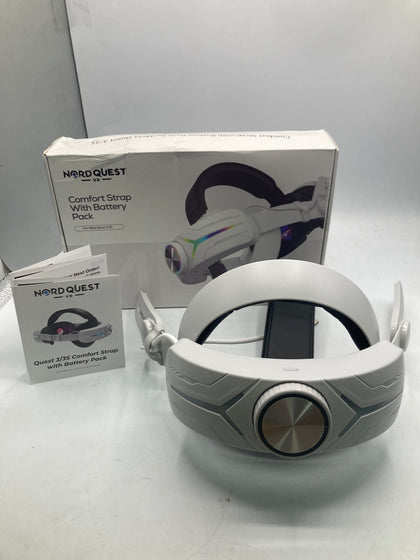 Quest 3 Comfort Strap with Battery Pack White by NordQuest VR