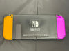 switch console purple and orange joycon