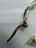 1,27g 9ct Gold Braided Earrings **Hallmarked**