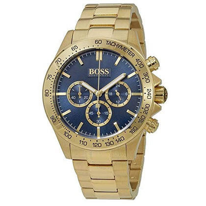 Mens Hugo Boss HB1513340 Gold Ikon Chronograph Watch