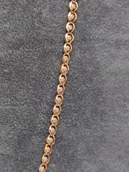 14ct Yellow & White Gold Decorative Chain