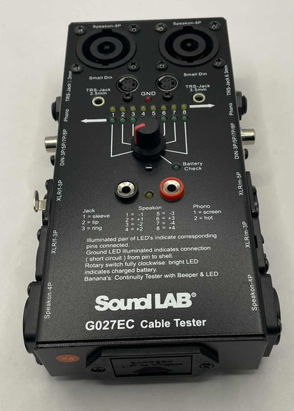 Soundlab cable tester