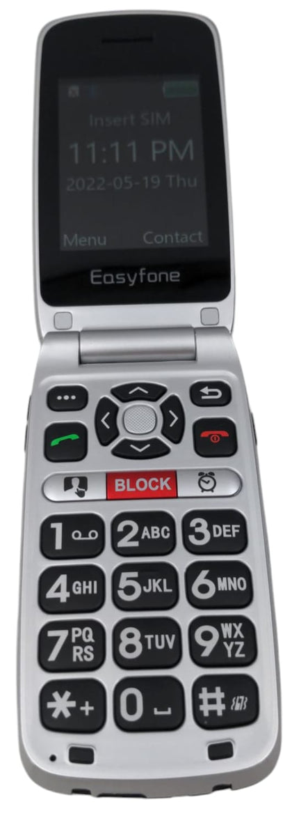 Easyfone Flip Mobile Phone without Dock