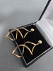 9ct Gold Earrings 375 2.5G 2'' in Length