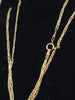 9CT Yellow Gold Chain Necklace With Opening Heart Locket Pendant  - 18" Long - 6.66 Grams