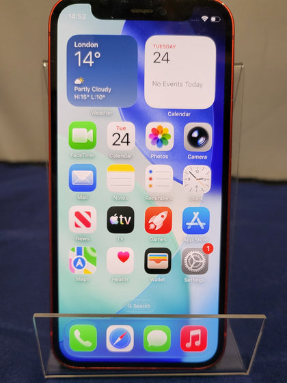 Apple iPhone 12 Mini Product Red - 128GB - Unlocked - 100% Battery Health