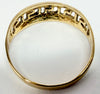 14ct Yellow gold Greek Key ring size N 1/2