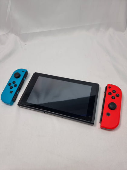 Nintendo Switch Console, 32GB red/blue joy con with cradle unboxed