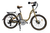 Juicy Classic E-Bike - 18" Frame - 26" Wheels - 6 Speed - Gold With 2 Keys and Charger **Collection Only**
