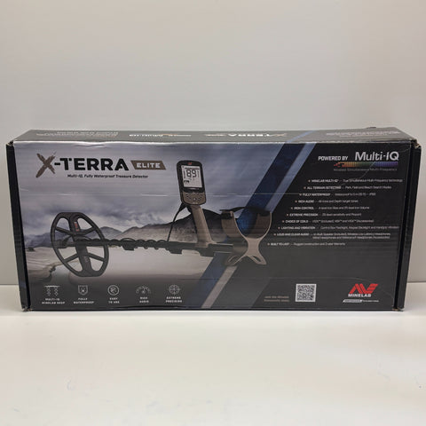 Minelab X-Terra Elite Multi IQ Treasure Detector Boxed