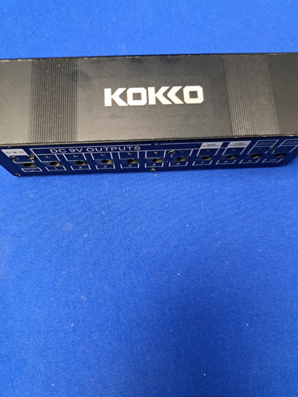 KOKKO Electric Guitar Effects Pedal Board Power Supply 10Ways Isolated Outputs DC power cable Guitar - Collection Only.