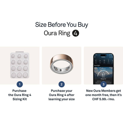 Oura Ring 4 - Gold, Size 9