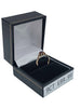 9ct 375 Yellow Gold, Fully Hallmarked Ring W/ Red Stone, 1.6G, Size:L, Boxed