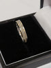 9ct White Gold Half Eternity Ring with Clear Stones - Size L - 2.1g