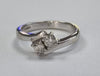 18CT WHITE GOLD DIAMOND RING SIZE M1/2 0.25CT LEYLAND