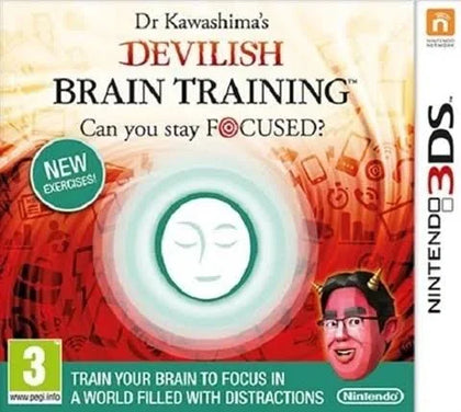 3DS: Devilish Brain Training (FACTORY SEALED)