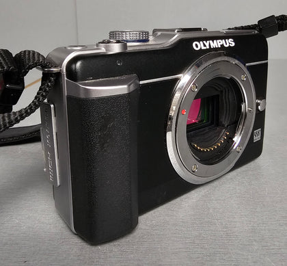 **Sale** Olympus Pen E-PL1 12.3MP Digital Camera - Black (Body Only)