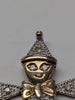 9CT Diamond Clown Pendant