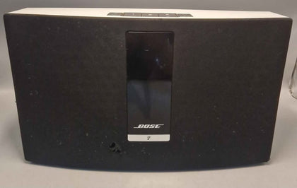 Bose SoundTouch 20- Wifi Music System- damage to the front, No Remote, Boxed With Wires.