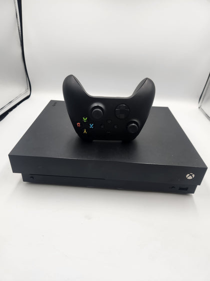 Microsoft Xbox One x 1TB - Black - & Pad - Unboxed