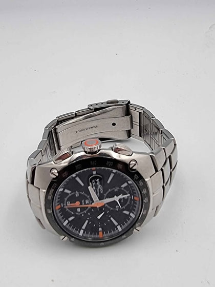 Seiko Sportura 7T62-0ED0 Mens Chronograph Watch With Date - Steel Bracelet - Unboxed