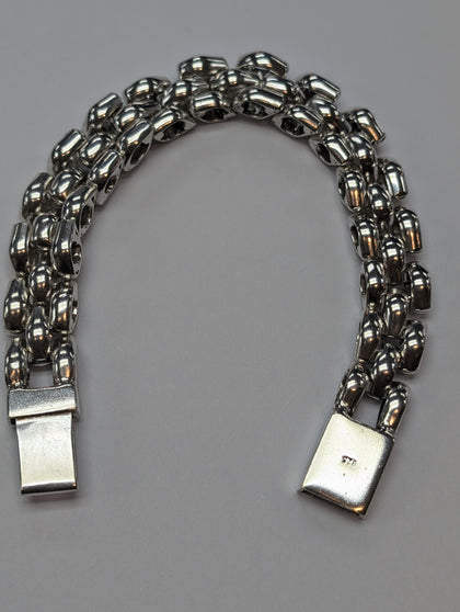 SILVER 925 MULTILINK HEAVY BRACELET PRESTON STORE