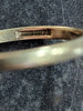 9ct Yellow Gold Ring with Clear & Blue Stones - Size N - 1.68g