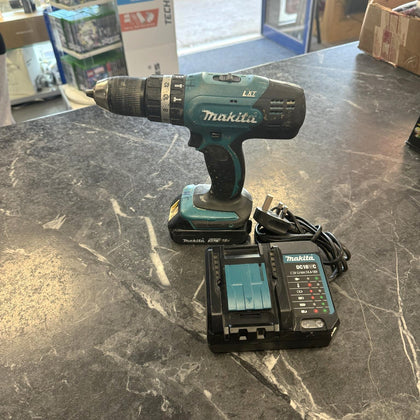 Makita DHP453 Cordless Combi Drill With 18V Battery & Charger.