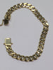 9CT GOLD CURB BRACELET WITH DOUBLE LOCK