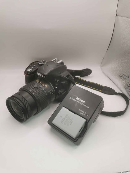 Nikon D3300 Digital Camera With 18-55 VR II Lens DX AFS & Battery Pack, Charger Plug, Unboxed