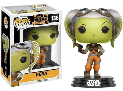 Funko Pop Star Wars Figure : Star Wars Rebels 136 Hera **Collection Only**