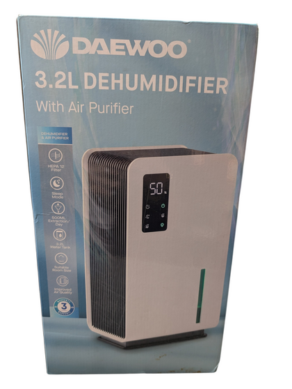 Daewoo 3.2l Dehumidifier With Air Purifier