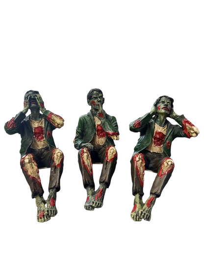 See No, Hear No Speak No Evil Zombies 10 cm