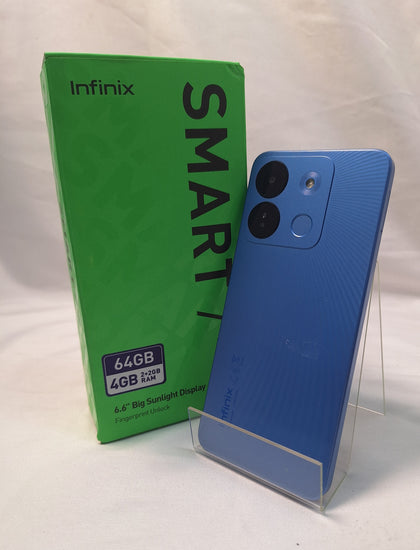 Infinix Smart 7 HD blue 64GB smartphone unlocked boxed