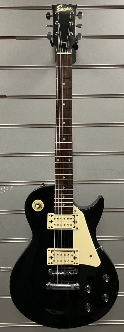 ** Collection Only ** Encore E99 Les Paul Style Electric Gloss Black Guitar