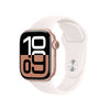 Apple Watch Series 10 - 42mm - GPS - Rose Gold Aluminium Case - Light Blush Sport Band - S/M