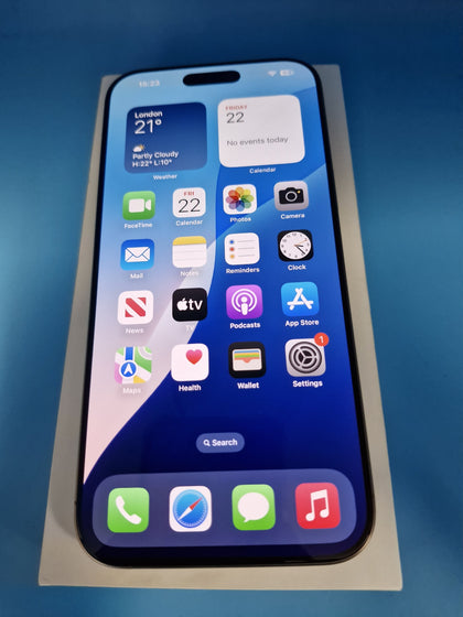 Apple iPhone 16 Pro Max - 256GB - Desert Titanium - Unlocked 100% Battery Health