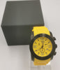 Swiss Legend Commander Chronograph Automatic Men's Watch - Yellow Rubber Strap - Boxed