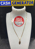18ct Gold Chain and Pendant 3.1g 16"