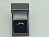 9ct Yellow Gold Tanzanite & Cubic Zirconia Bypass Ring – Size U – 2.31 Grams