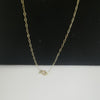 9K Gold Necklace, 9K Special Aunty Pendant, 0.7Grams, Size: 16"