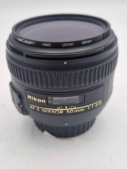 Nikon AF-S NIKKOR 50mm f/1.4G Lens – Black – Nikon F Mount