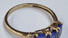 9ct gold Tanzanite Ring Size O