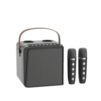 **Sale**NEWRIXING NR8807 Bluetooth Speaker Wireless Music Player with Dual TWS Handheld Noise Reduction Microphone - Black **Collection Only**