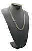 925 SILVER HALLMARKE, CURBED CHAIN W/LOBSTER LOCK, 22", 61.6G