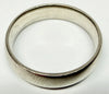 Palladium 500 wedding band ring