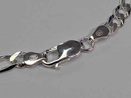 Brand new silver 925 Figaro chain